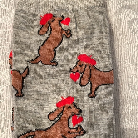 ✨Women Valentine’s Day themed dachshund socks. - Picture 4 of 5